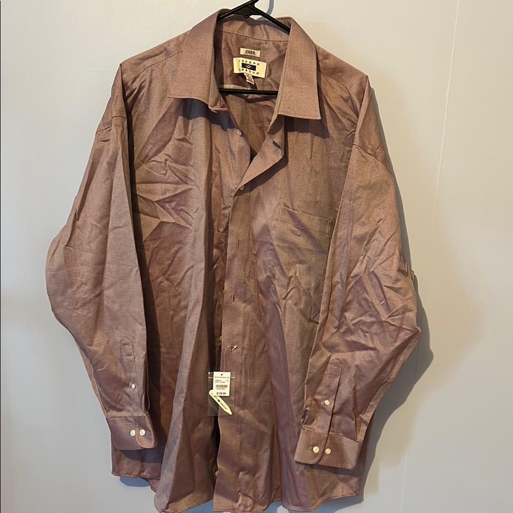 Joseph Abboud Men's Purple Button-Up Shirt